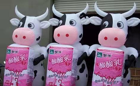 峨山牛奶包装广告气模